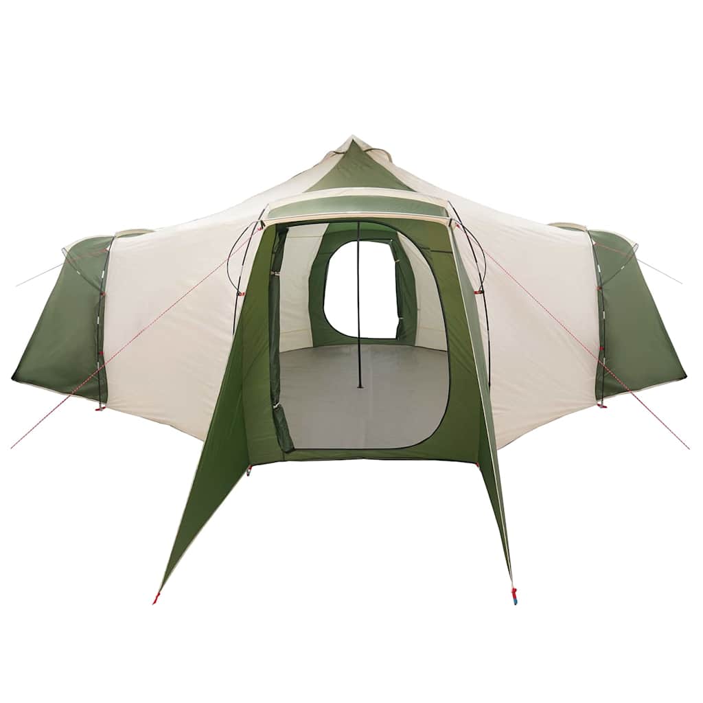 Tipi Tent with Roof Green 492 x 492 x 275 cm Taffeta