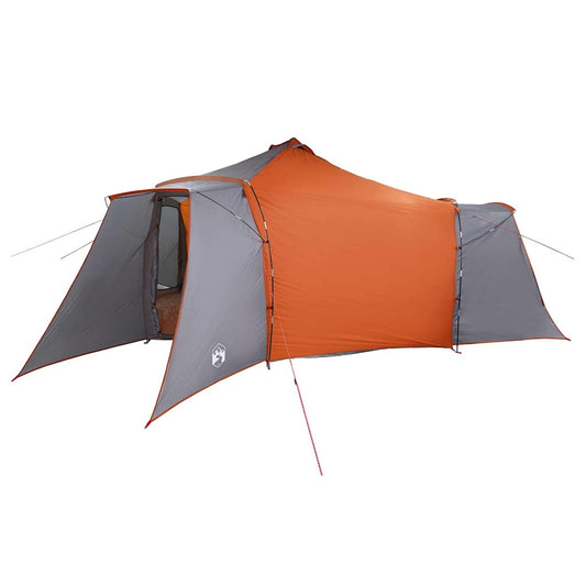 Tipi Tent 8-Person Grey and Orange Taffeta