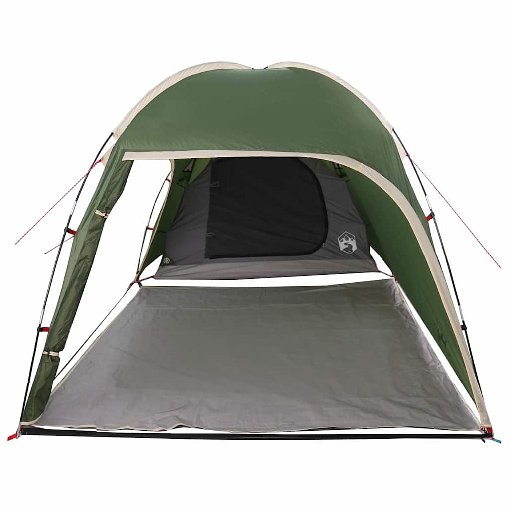 Cabin Tent with Roof Green 370 x 230 x 185 cm Taffeta