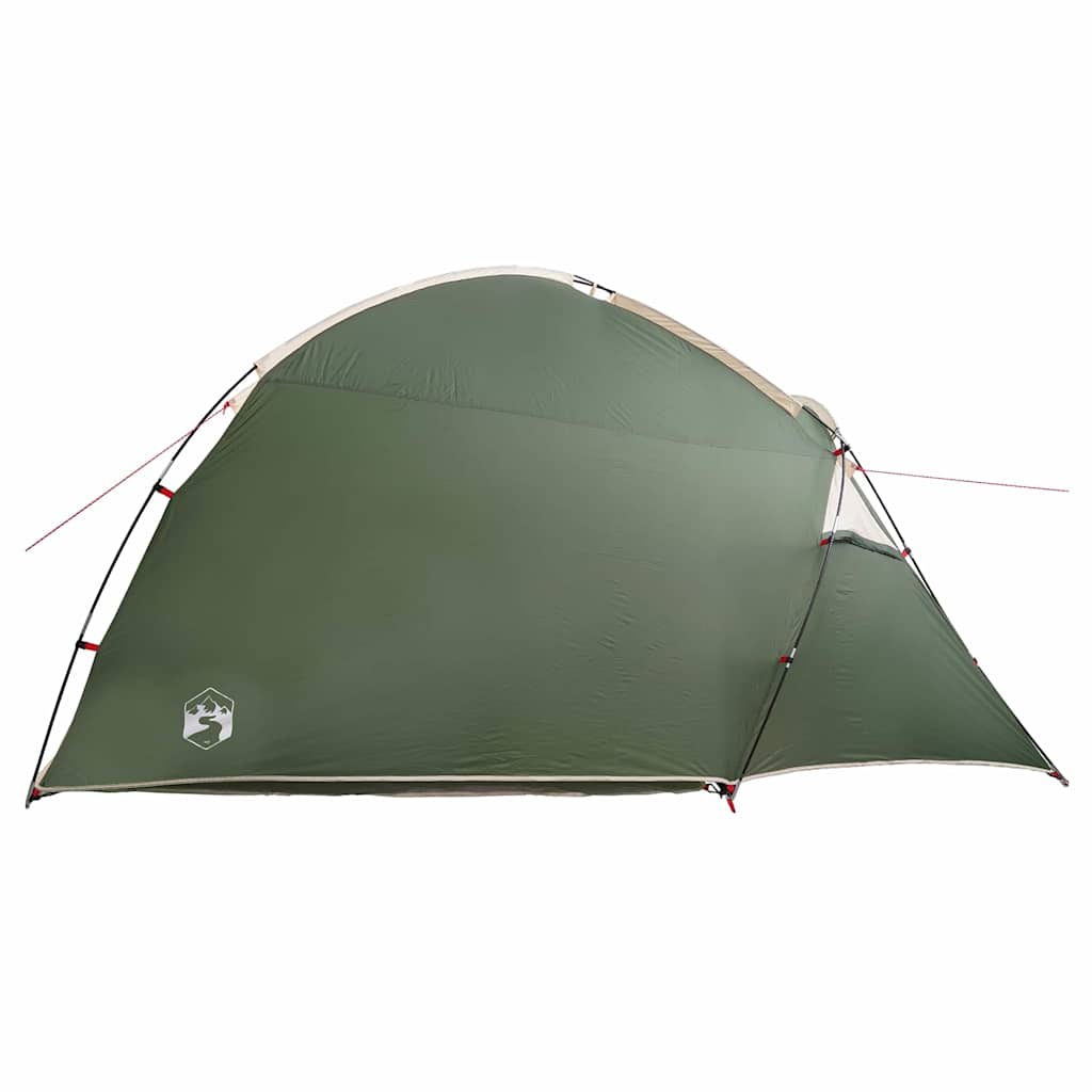 Cabin Tent with Roof Green 370 x 230 x 185 cm Taffeta