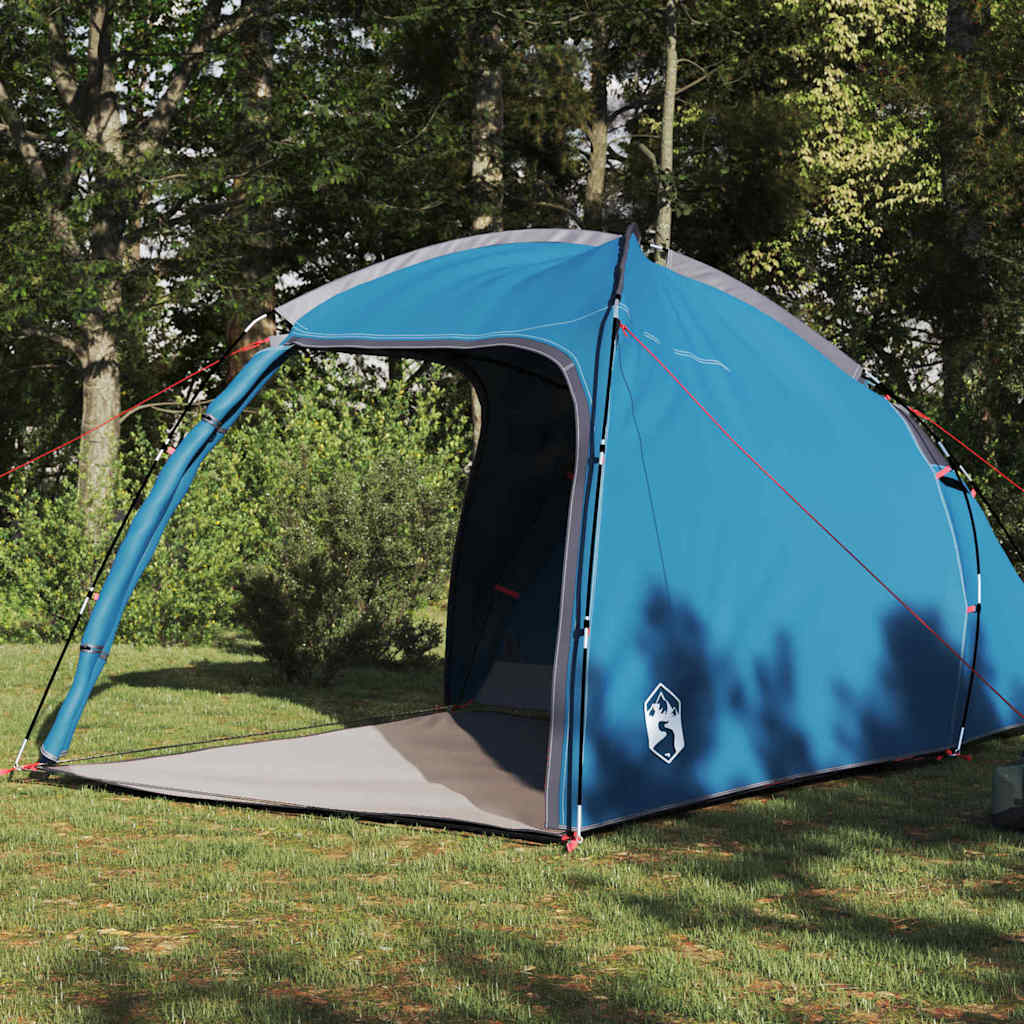Cabin Tent with Roof Blue 370 x 230 x 185 cm Taffeta