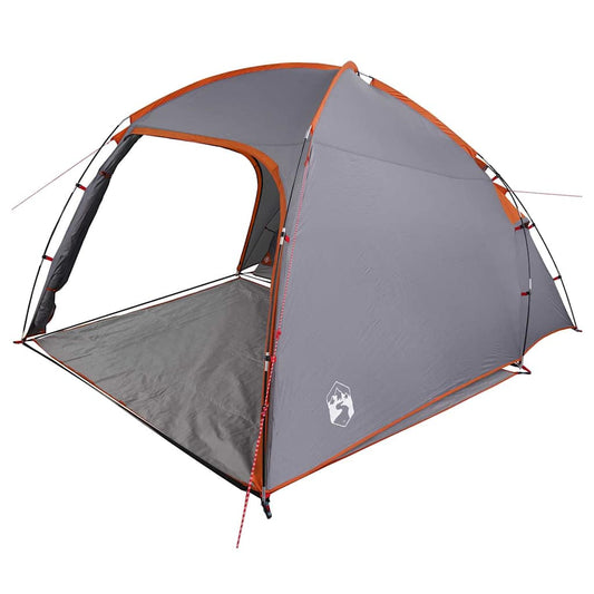 Cabin Tent 2-Person Grey and Orange Taffeta