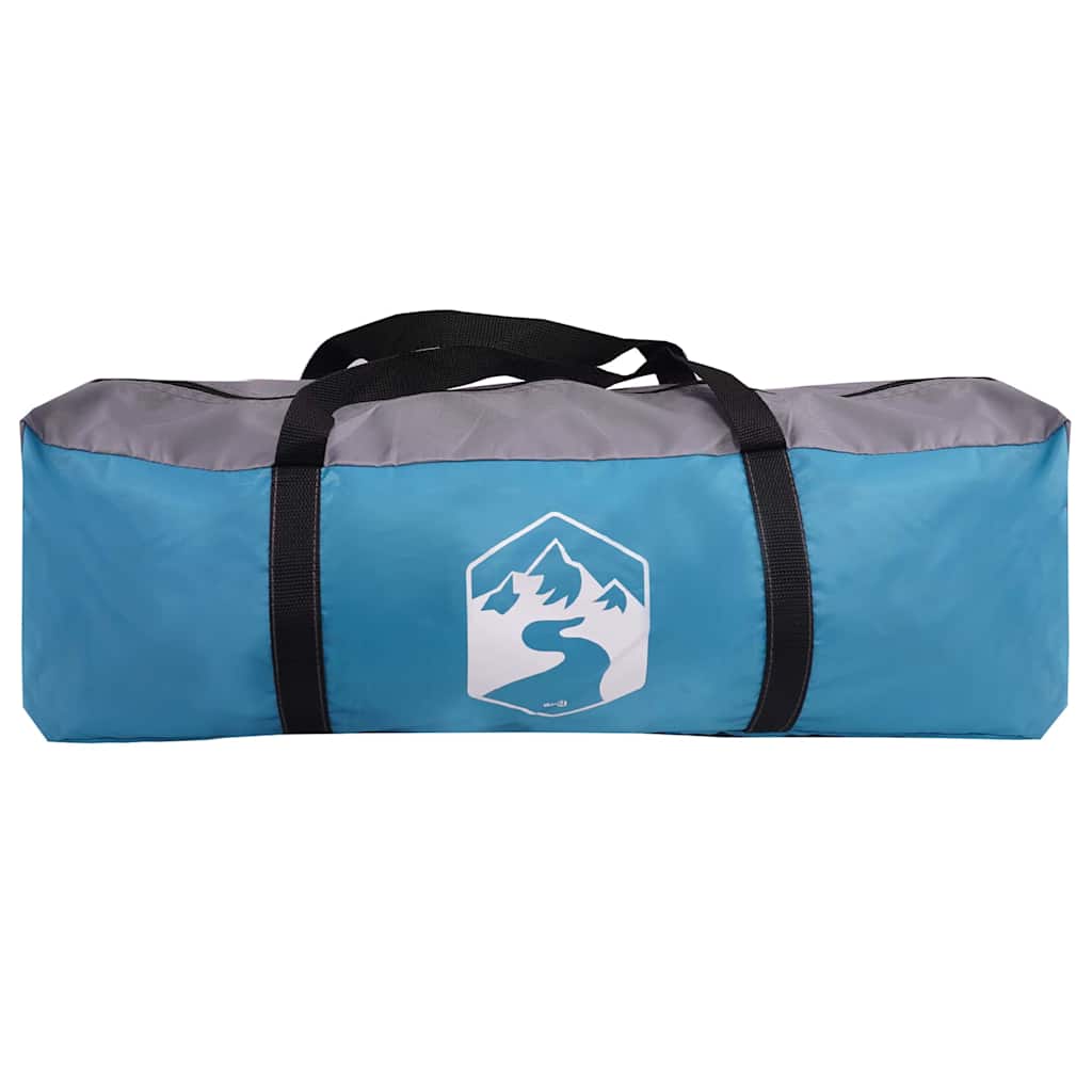 Bike Storage Tent with Roof Blue 256 x 222 x 182 cm Taffeta