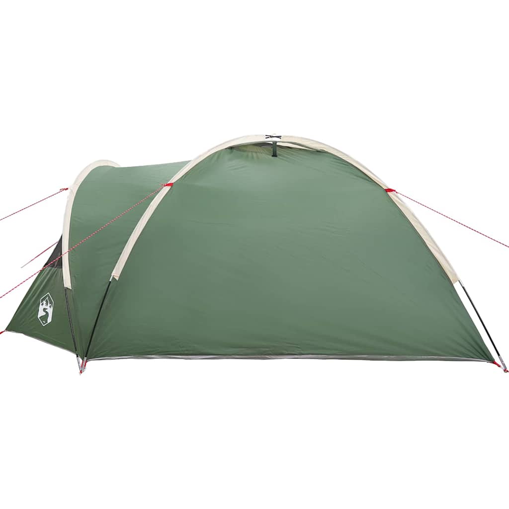 Camping Tent 4-Person 308 x 268 x 130 cm Green Polyester