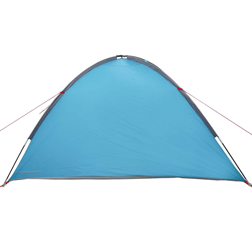 Camping Tent 4-Person 308 x 268 x 130 cm Blue Polyester