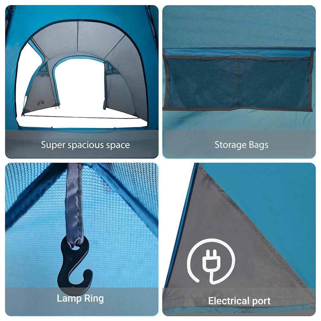Dome Tent Dome with Roof with Storage Blue 384 x 254 x 170 cm