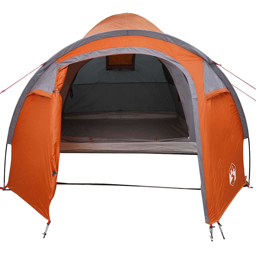 Dome Tent Dome with Roof Grey and Orange 384 x 254 x 170 cm