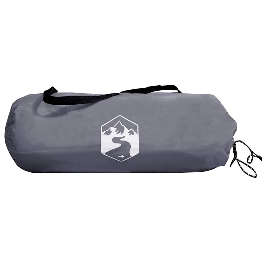 Tent with Roof with Storage Grey and Black 236 x 150 x 136 cm