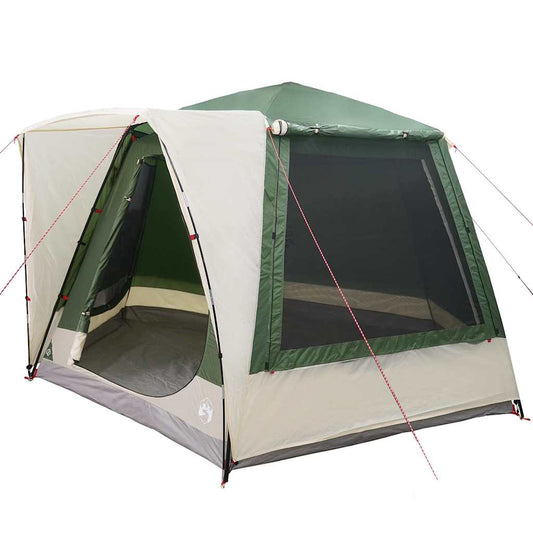 Cabin Tent 8-Person Green Taffeta Waterproof