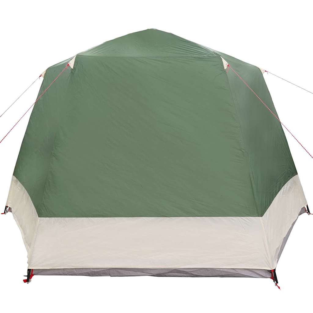Camping Tent Cabin with Roof Green 420 x 420 x 227 cm Polyester