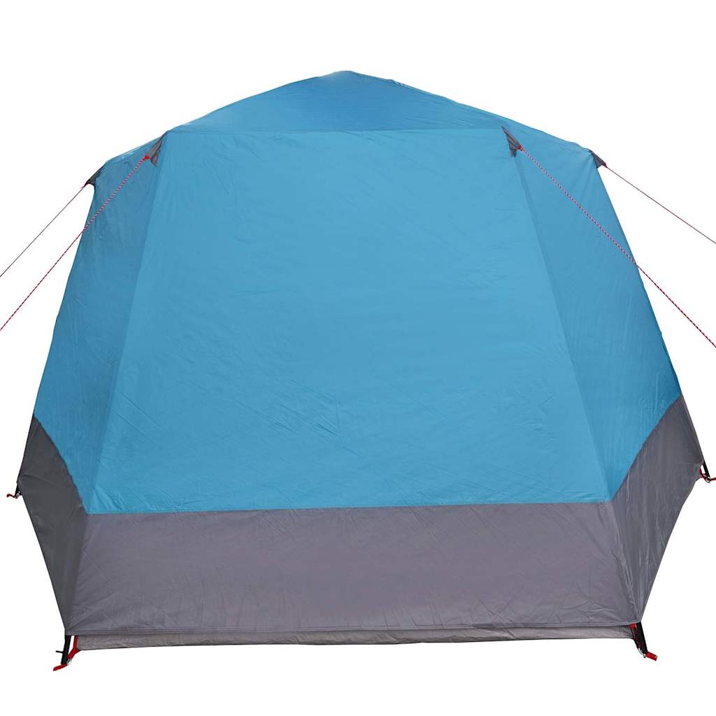 Camping Tent Cabin with Roof Blue 420 x 420 x 227 cm Polyester