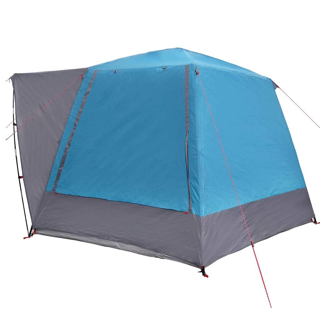 Camping Tent Cabin with Roof Blue 420 x 420 x 227 cm Polyester