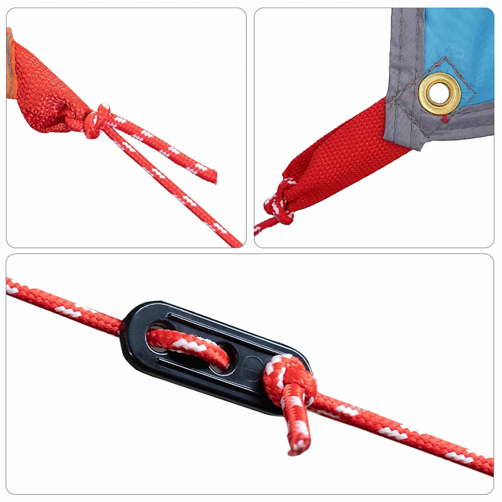 Water Resistant Tarp with Roof Blue 240 x 300 cm