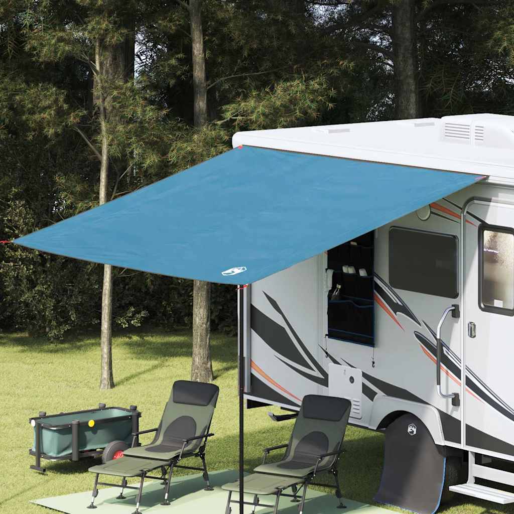 Water Resistant Tarp with Roof Blue 240 x 300 cm