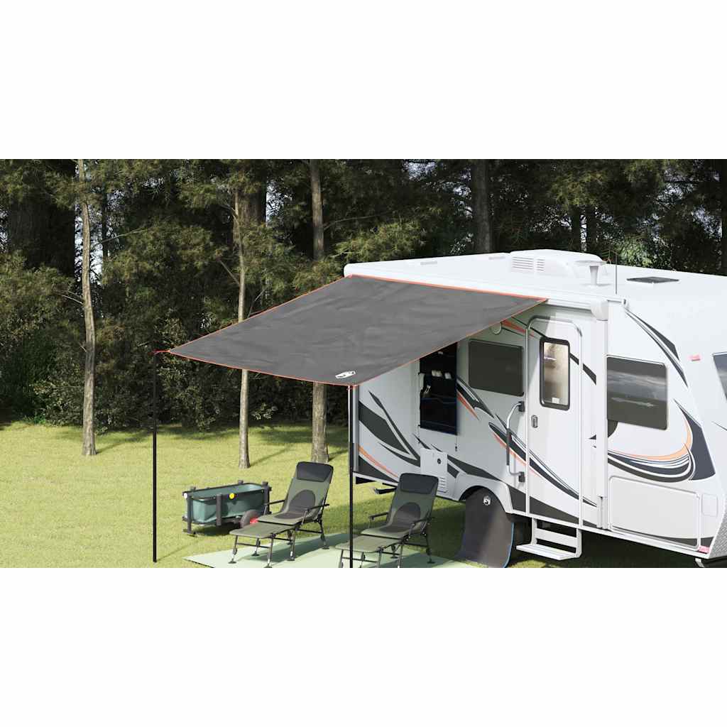 Water Resistant Tarp -Person 240 x 300 cm Grey and Orange