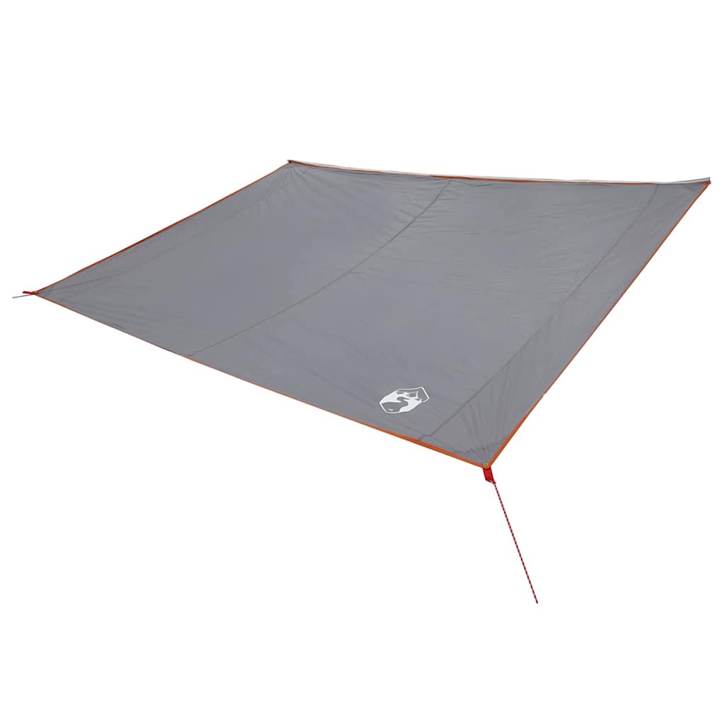 Water Resistant Tarp -Person 240 x 350 cm Grey and Orange