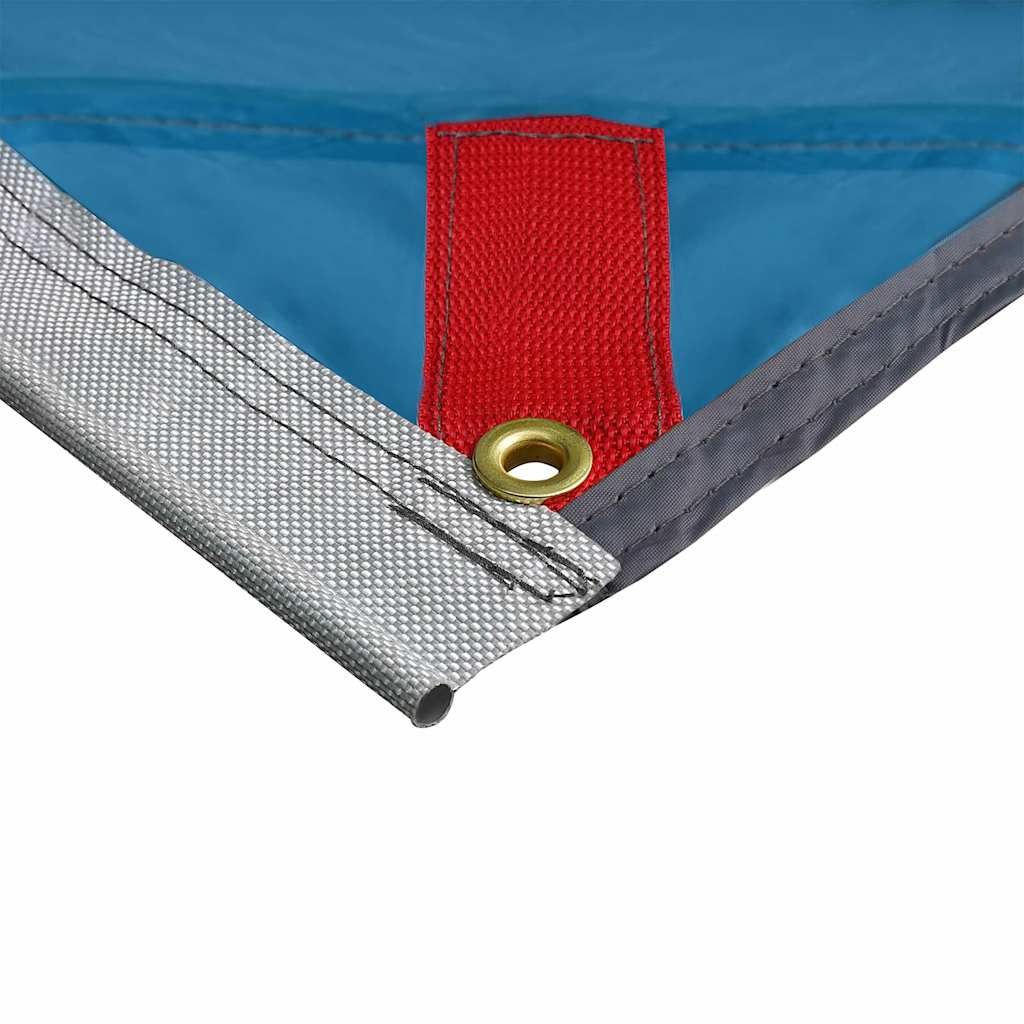 Water Resistant Tarp with Roof Blue 240 x 460 cm