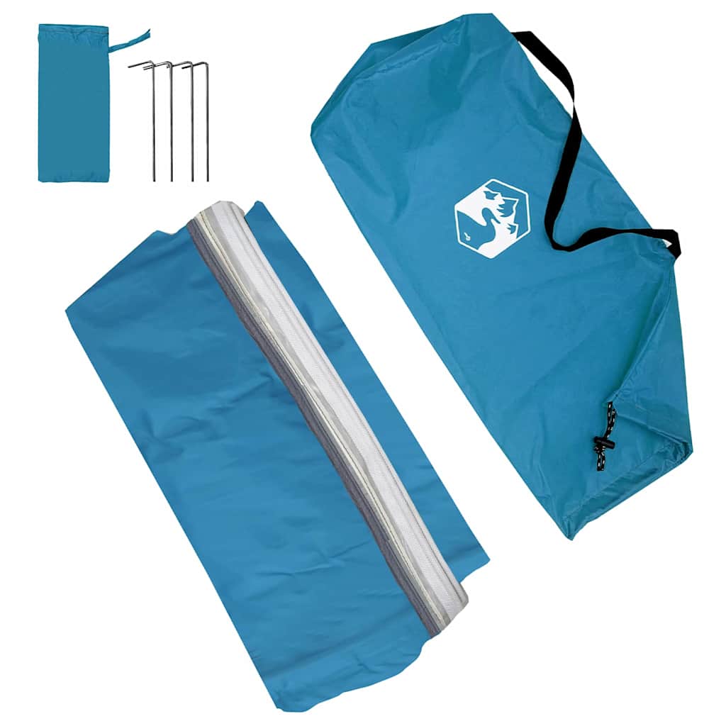 Water Resistant Tarp with Roof Blue 240 x 460 cm