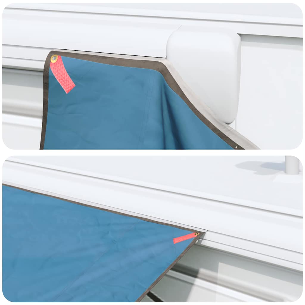 Water Resistant Tarp with Roof Blue 240 x 460 cm