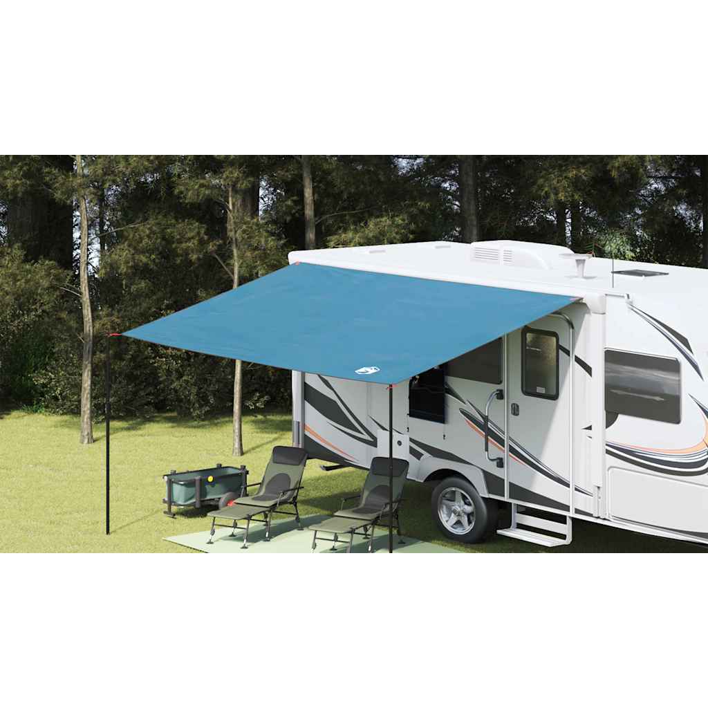 Caravan Awning -Person 240 x 460 cm Waterproof Blue Taffeta