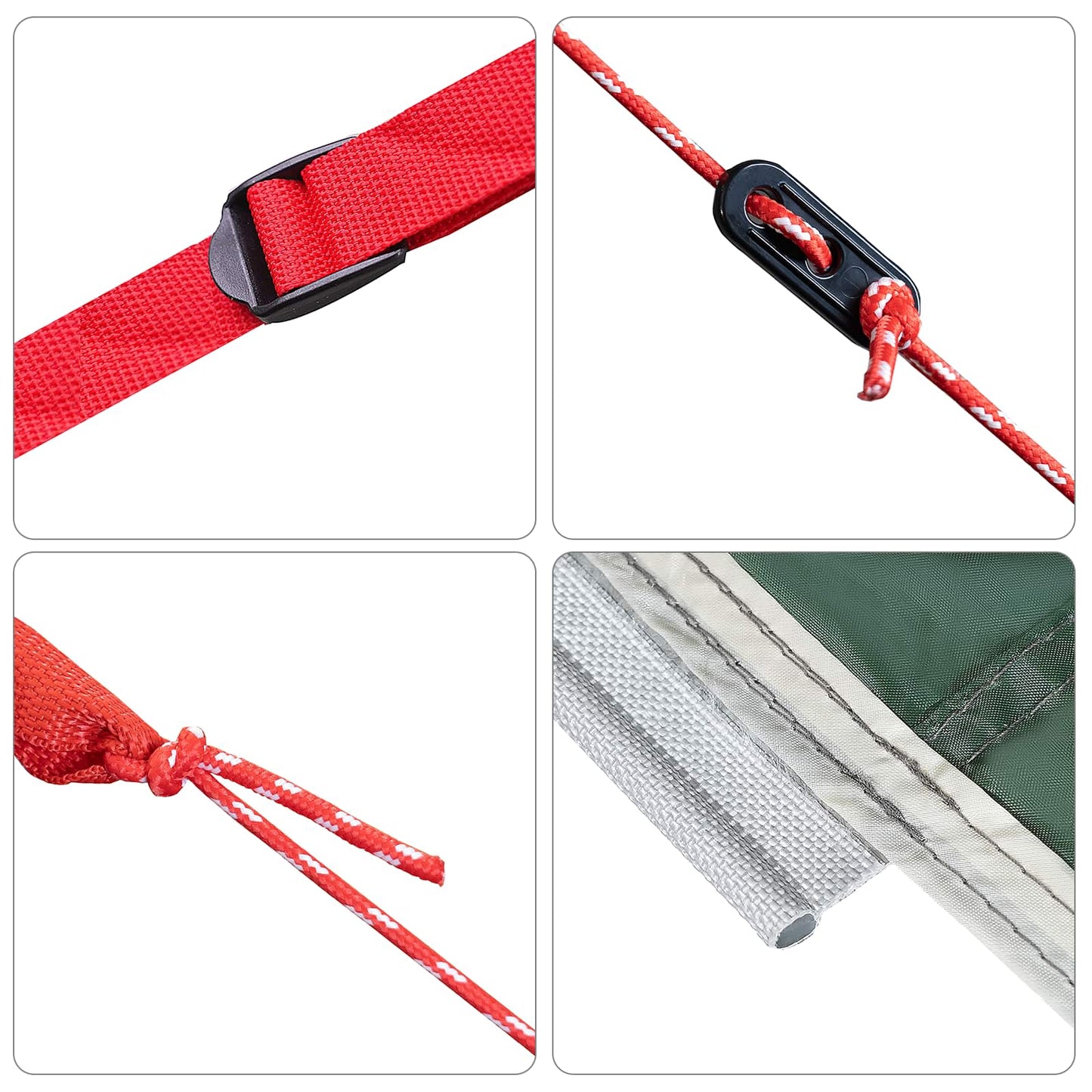 Water Resistant Tarp -Person 302 x 240 x 240 cm Waterproof