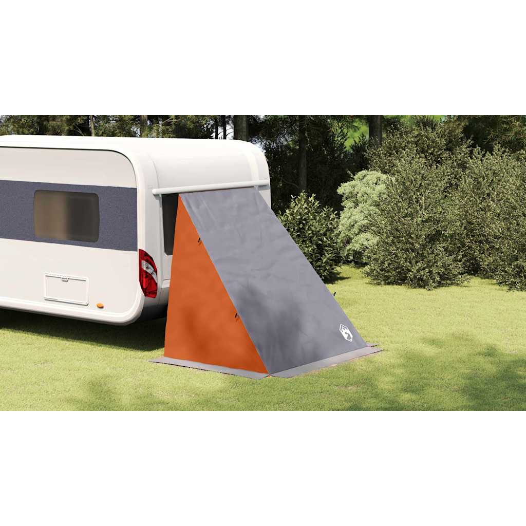 Tailgate Tent -Person 190 x 150 x 185 cm Grey and Orange