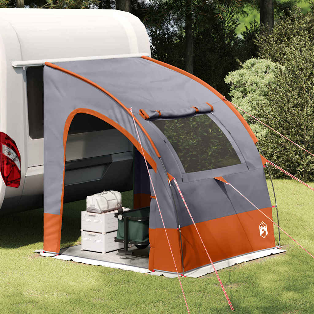 Tailgate Tent Grey and Orange 194 x 180 x 210 cm Taffeta