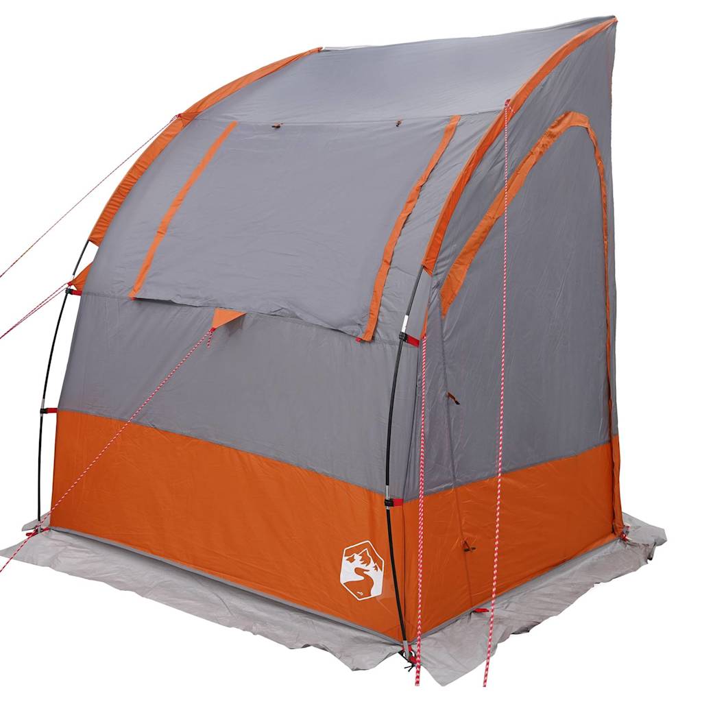 Tailgate Tent Grey and Orange 194 x 180 x 210 cm Taffeta