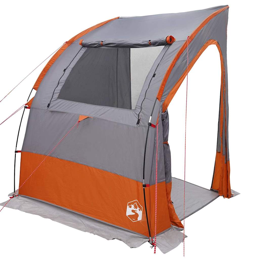 Tailgate Tent Grey and Orange 194 x 180 x 210 cm Taffeta