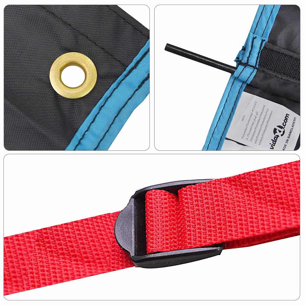 Storage Bag with Storage Black and Blue 140 x 43 cm Oxford