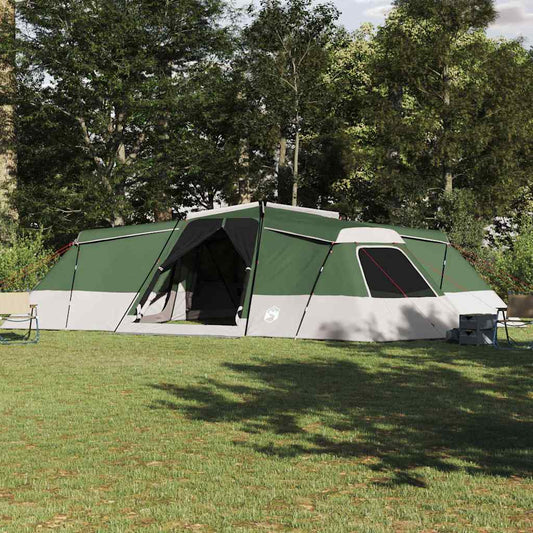 Family Tent with Roof Green 833 x 585 x 216 cm Taffeta