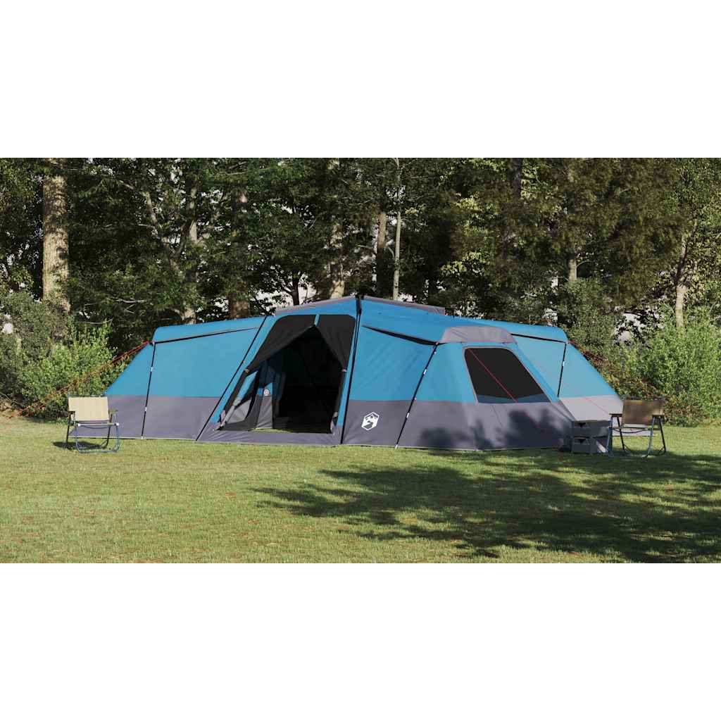 Family Tent with Roof Blue 833 x 585 x 216 cm Taffeta