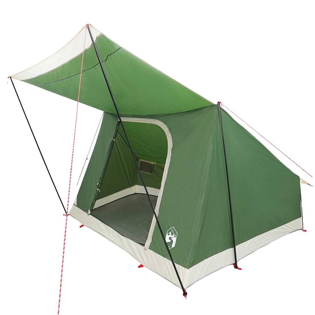 Camping Tent with Roof Green 282 x 225 x 154 cm Taffeta