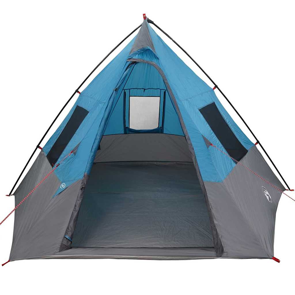 Tipi Tent with Roof Blue 383 x 338 x 217 cm Taffeta