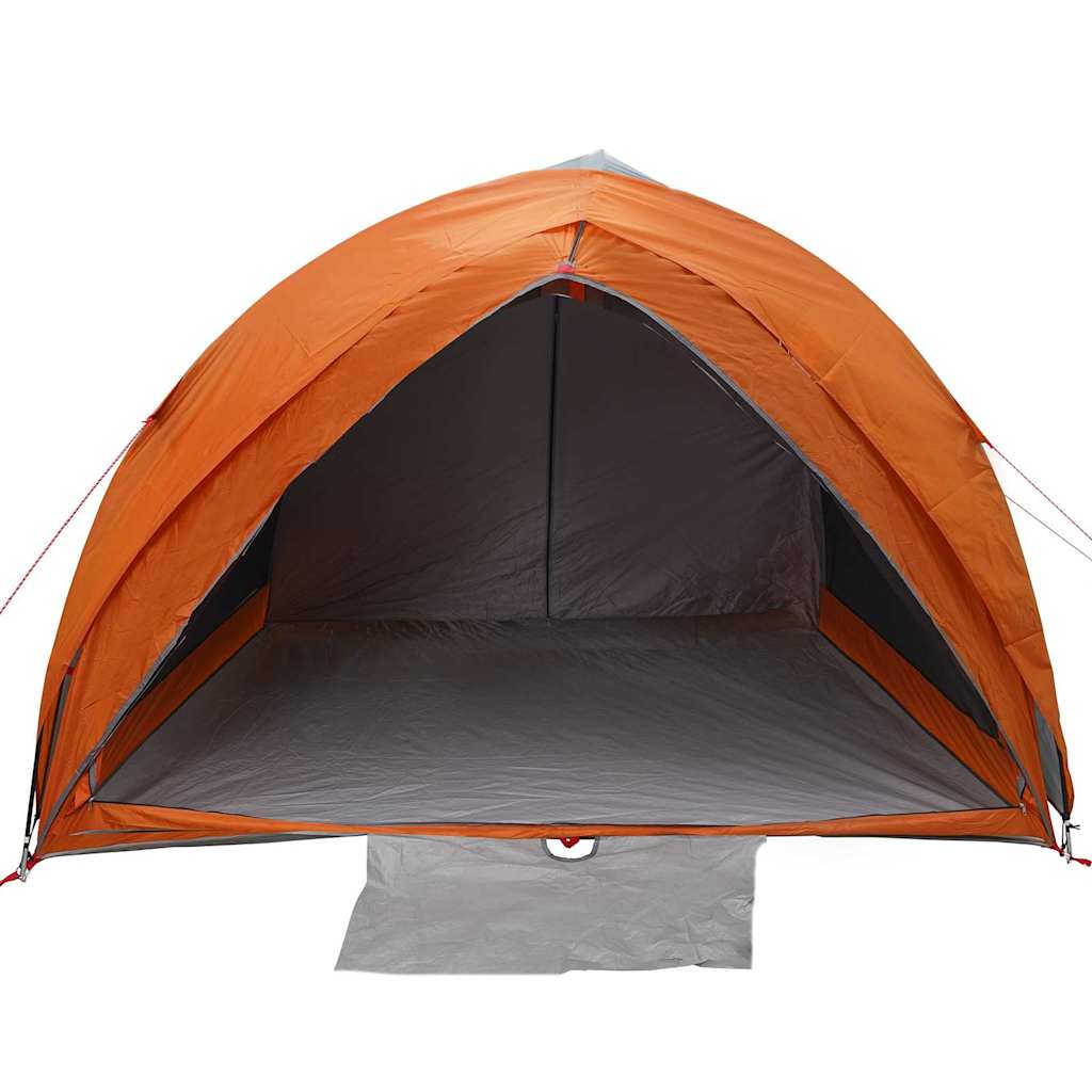 Tunnel tent Grey and Orange 410 x 285 x 198 cm Taffeta