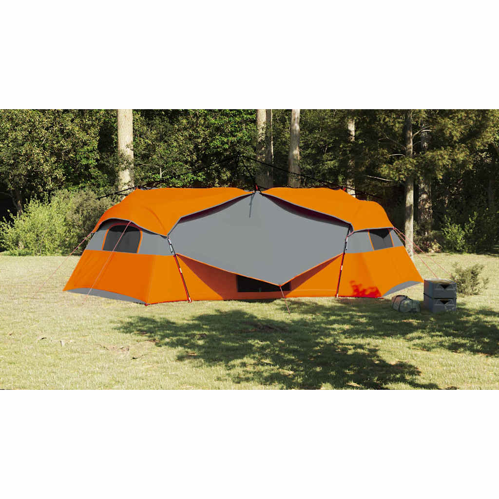 Inner Tent with Roof Grey and Orange 520 x 520 x 190 cm Taffeta