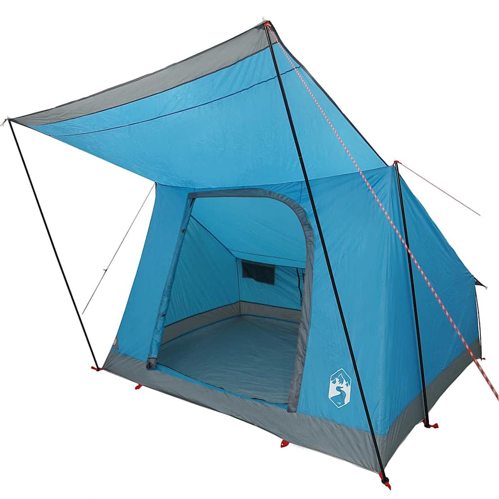 Camping Tent with Roof Blue 223 x 163 x 130 cm Taffeta