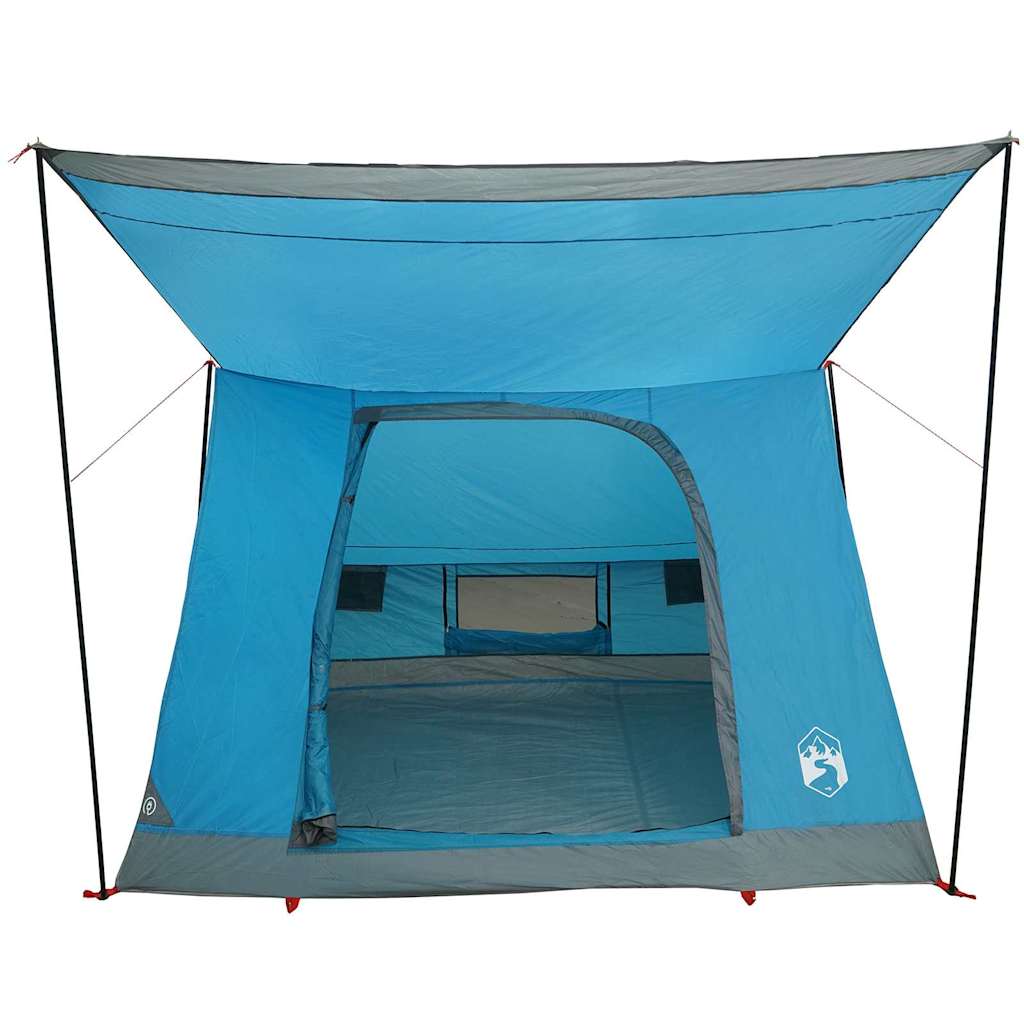 Camping Tent with Roof Blue 223 x 163 x 130 cm Taffeta