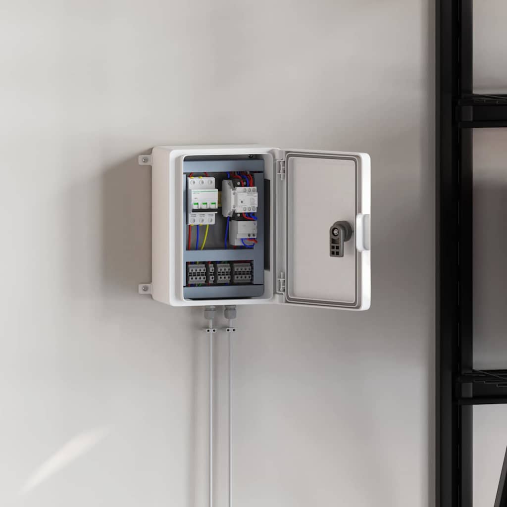 Control Cabinet Grey 25 x 13 x 24 cm ABS Plastic