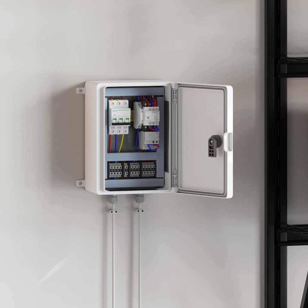 Control Cabinet Grey 28 x 13 x 28 cm ABS Plastic