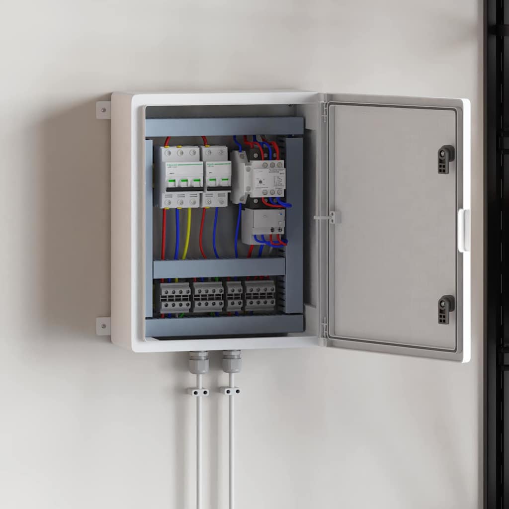 Control Cabinet Grey 47 x 24 x 50 cm ABS Plastic