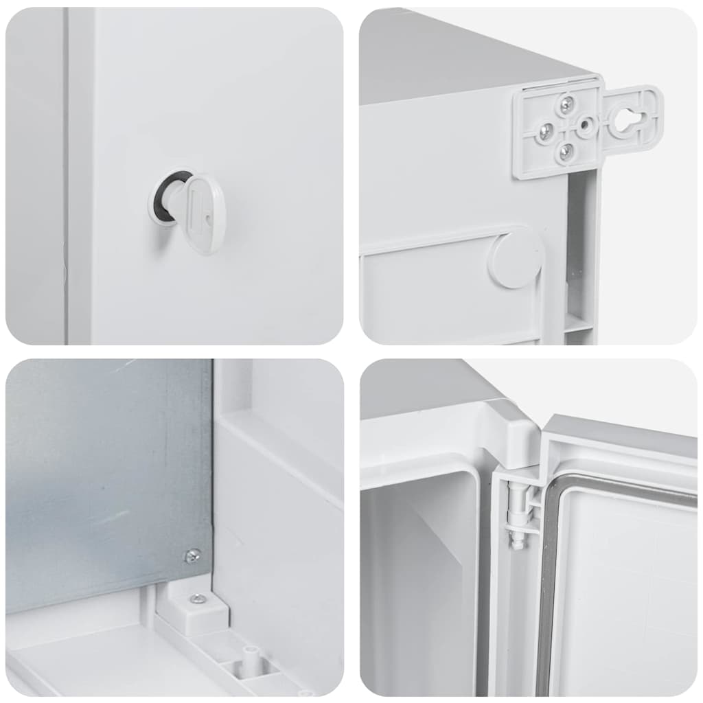Control Cabinet Grey 57 x 23 x 60 cm ABS Plastic