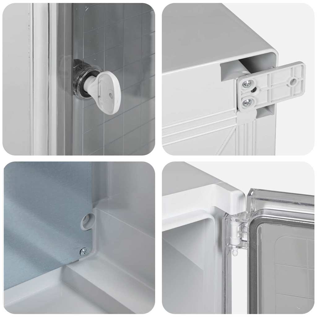 Control Cabinet Grey 32 x 13 x 33 cm ABS Plastic
