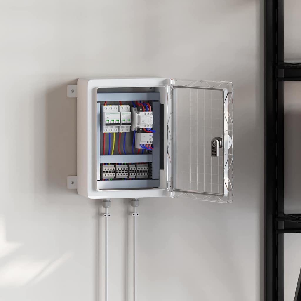 Control Cabinet Grey 32 x 13 x 33 cm ABS Plastic