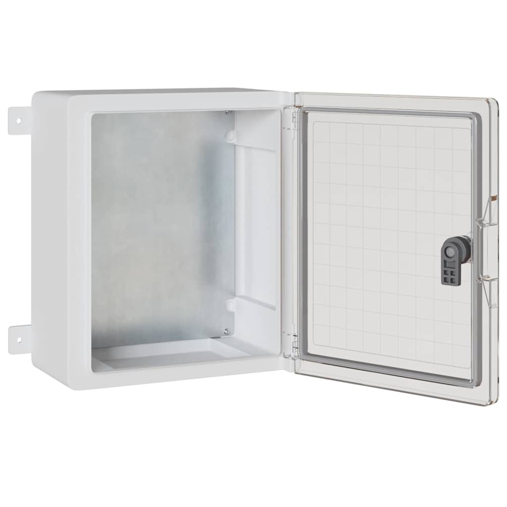 Control Cabinet Grey 37 x 16.5 x 35 cm ABS Plastic