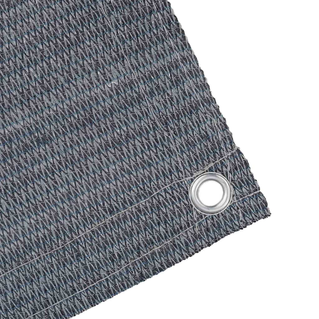 Tent Carpet Folding Blue and Grey 450 x 250 cm Polyethylene