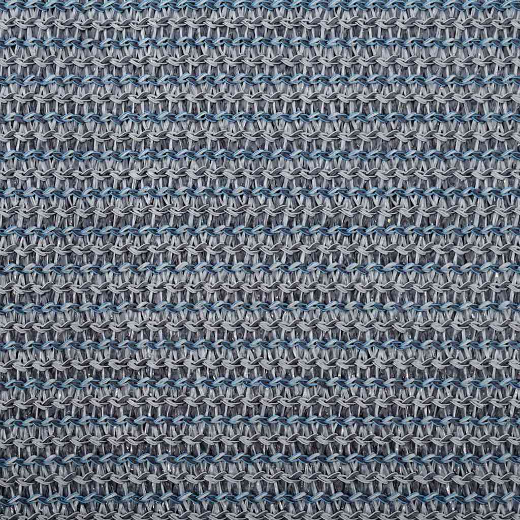 Tent Carpet Folding Blue and Grey 450 x 250 cm Polyethylene