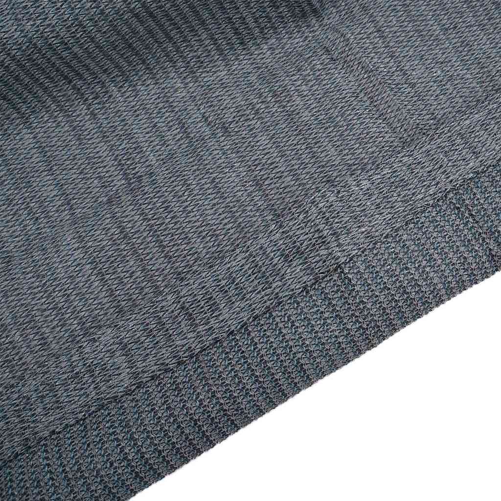 Tent Carpet Folding Blue and Grey 700 x 400 cm Polyethylene