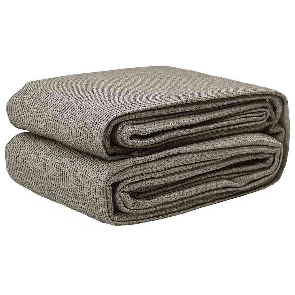 Tent Carpet Folding Manual Light Grey 700 x 400 cm Polyethylene