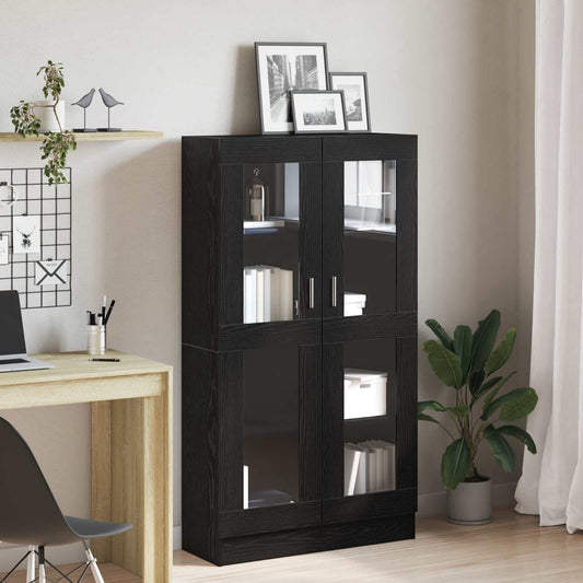 Book Cabinet 4-Tier 82.5 x 30.5 x 150 cm Engineered Wood
